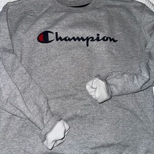 Champion Heather Gray Crewneck